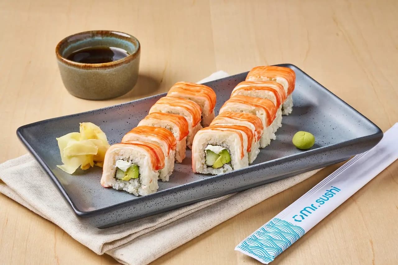 2x1 Sushi Kani Maki - Cangrejo, Queso Crema, Aguacate y Pepino