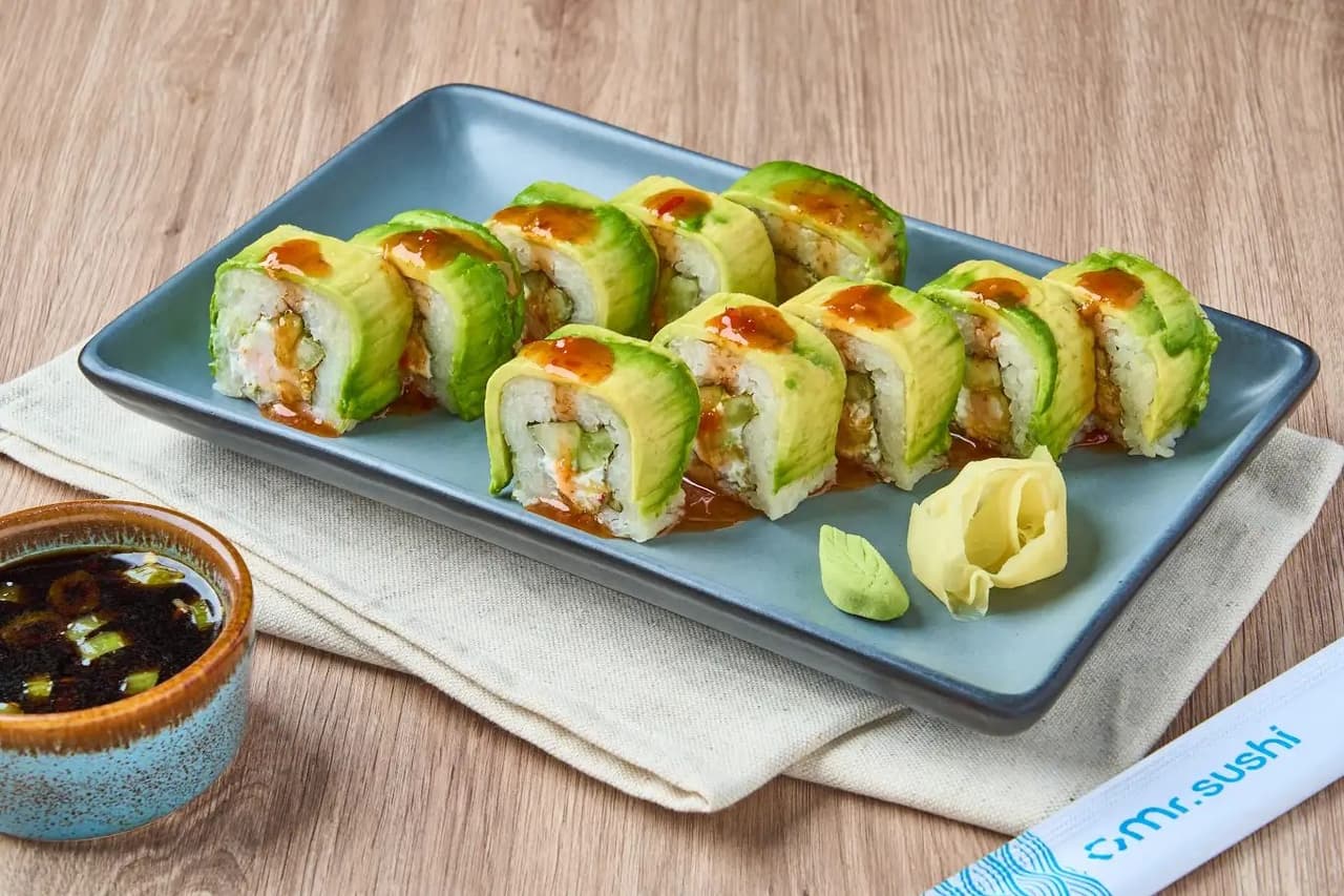 Sushi Piña Spicy - Camarón Tempura, Piña Picante y Queso
