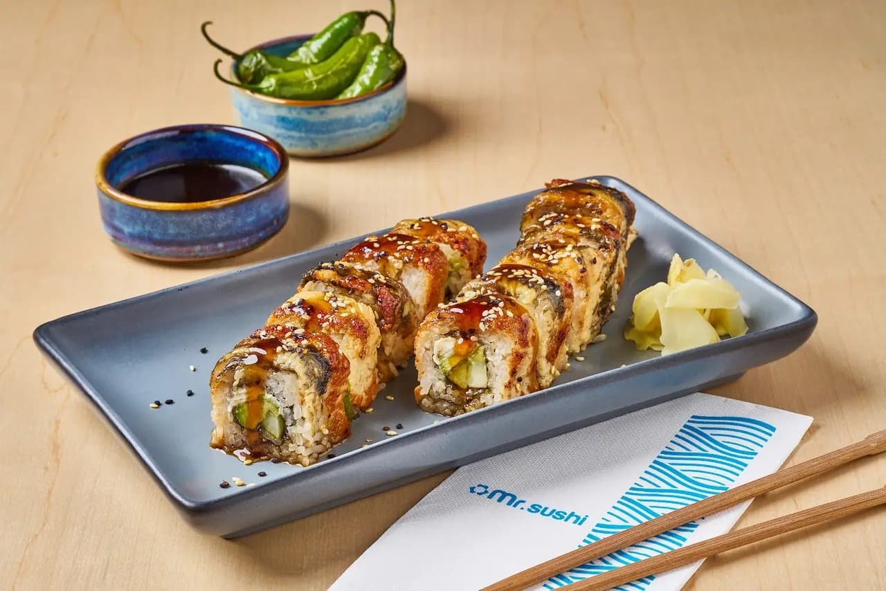 Sushi Unagui Maki - Anguila Glaseada Clásica