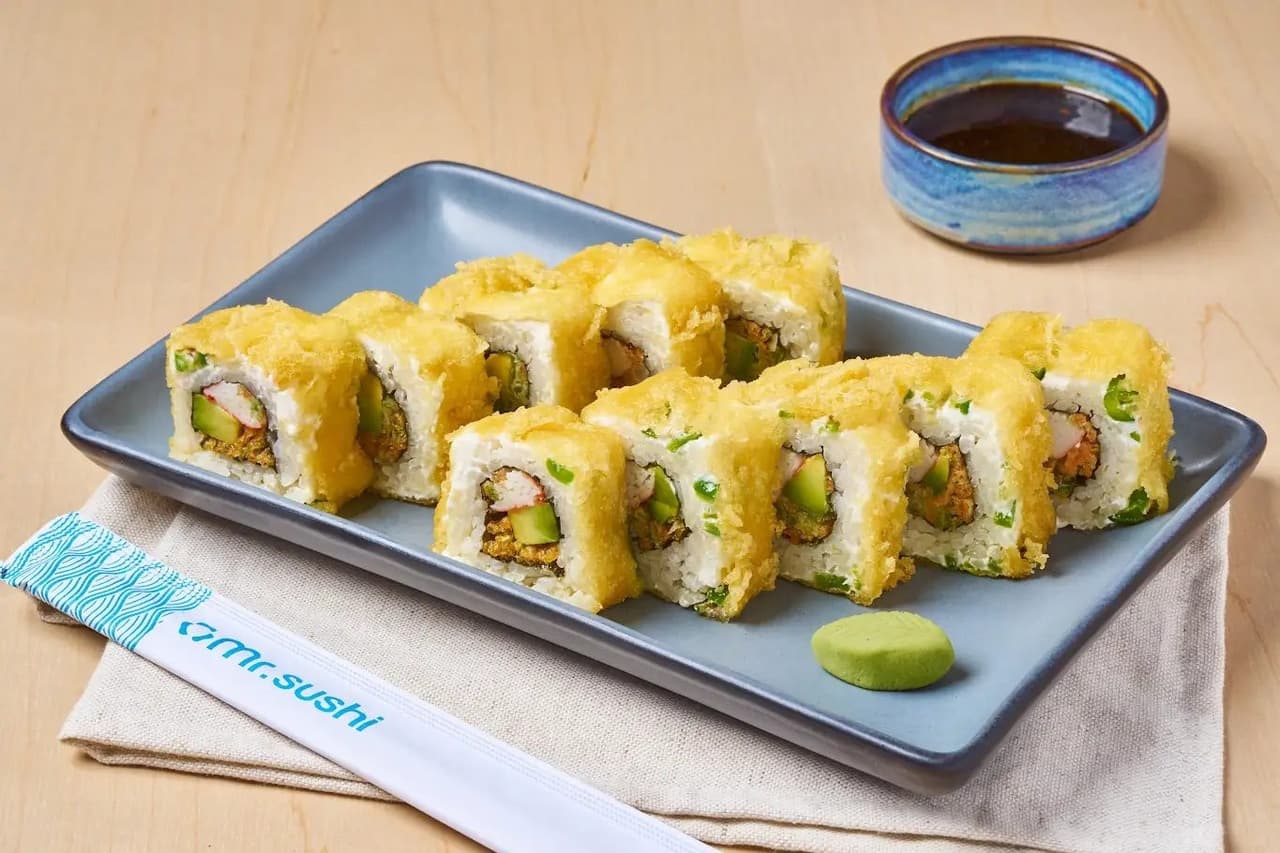2x1 Sushi Tempura Maki - Queso Crema, Tempura, Cangrejo y Chile